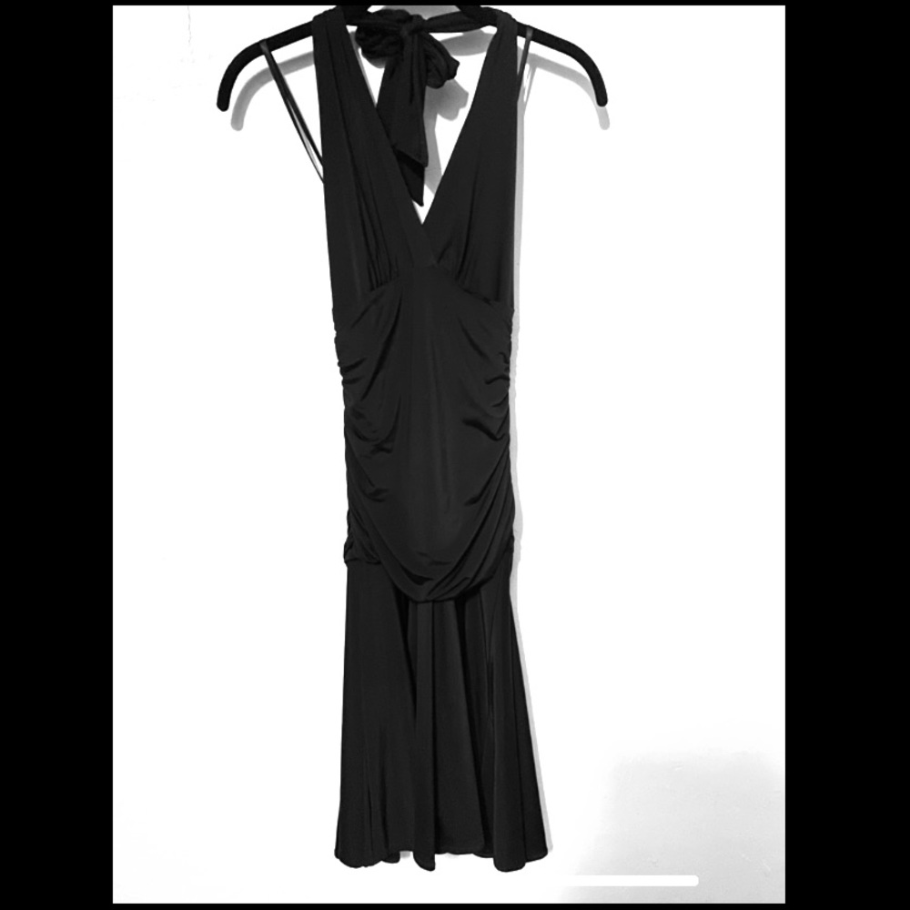 NWT  black halter dress